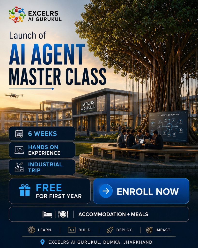 Launch of AI Agent Master Class — Excelrs AI Gurukul