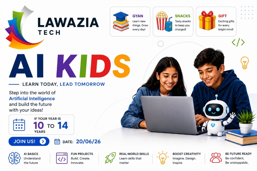 AI Kids by Lawazia Tech — ages 10 to 14